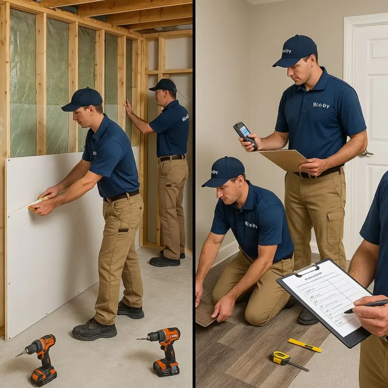 Repairs and Reconstruction process in New Brockton, AL